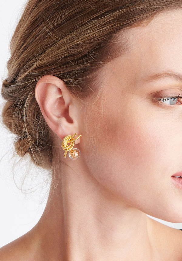 Paisie Double Knot Earrings